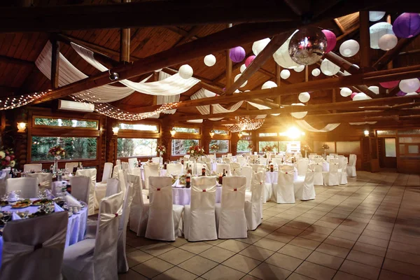 Decorated place for wedding reception — Stock Photo, Image