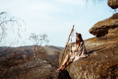 Yerli Hint Amerikalı kadın