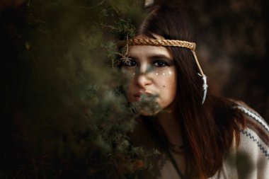 Yerli Hint Amerikalı kadın