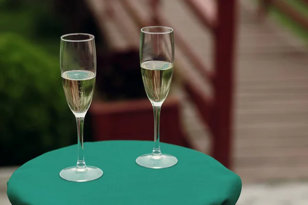 Lyxiga glas champagne — Stockfoto