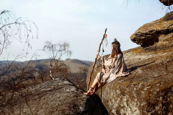 Yerli Hint Amerikalı kadın