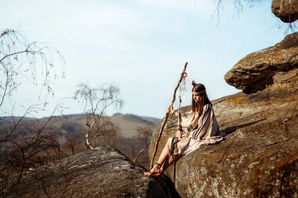 Yerli Hint Amerikalı kadın