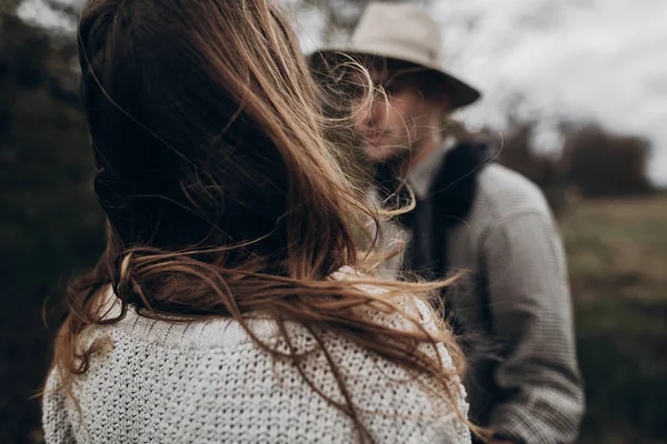 şık hipster çift dans