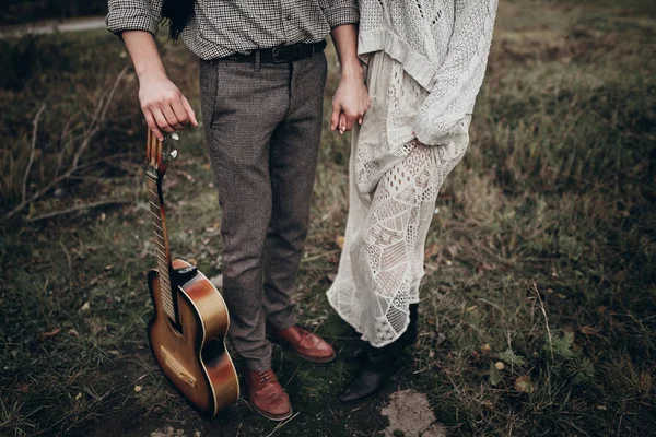 Boho 집시 여자와 남자 — 스톡 사진