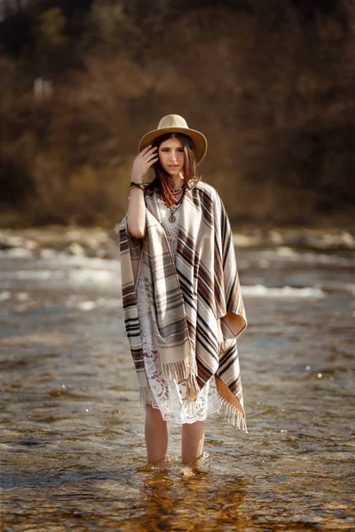 Güzel kadın Gezgin 