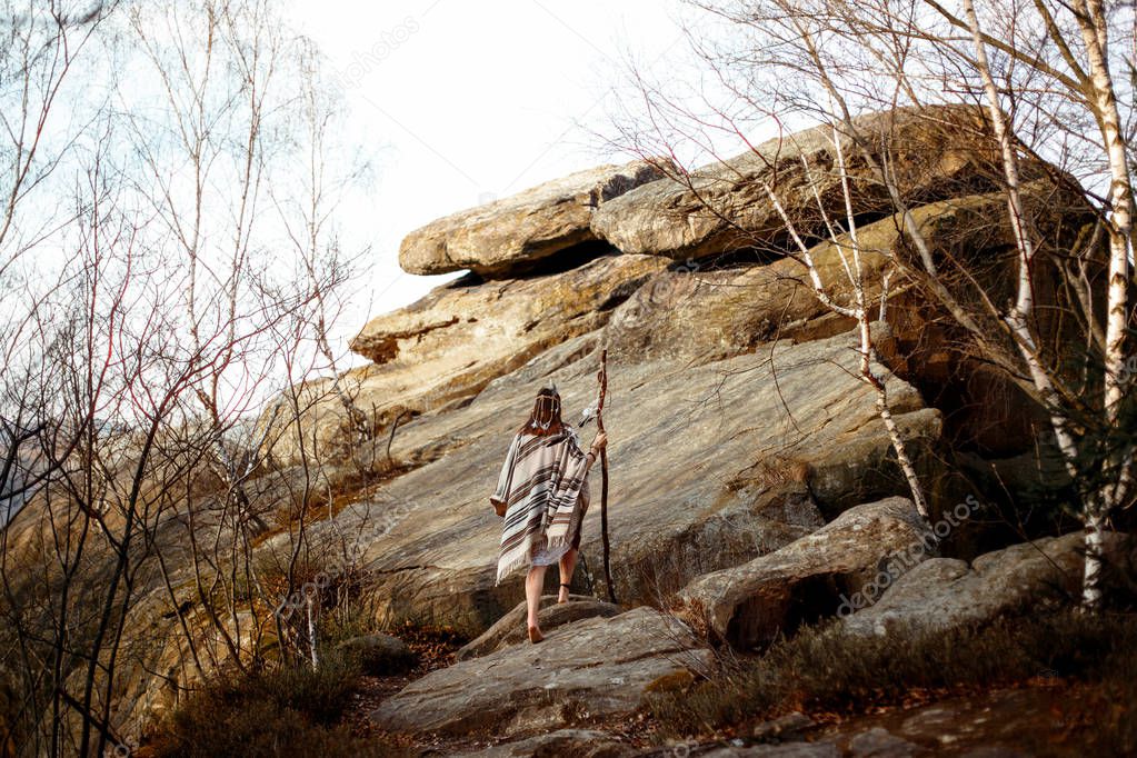 native indian american woman