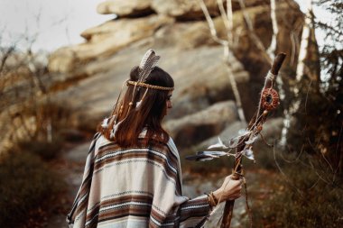 Yerli Hint Amerikalı kadın