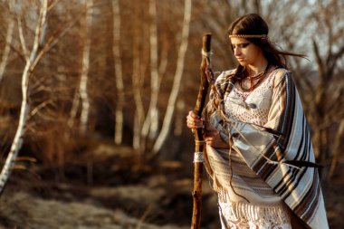 Yerli Hint Amerikalı kadın
