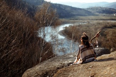 Yerli Hint Amerikalı kadın