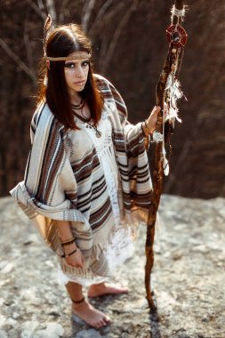 Yerli Hint Amerikalı kadın