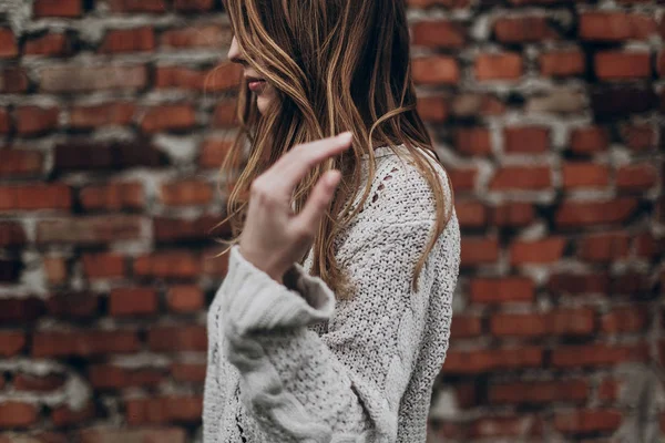 Mujer gitana hipster con estilo —  Fotos de Stock