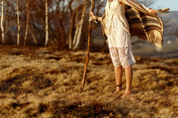 Nativo indio americano mujer — Foto de Stock
