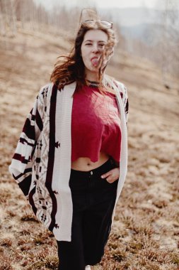 şık kadın hipster 