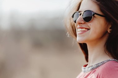 güzel şık kadın hipster 