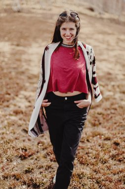 şık kadın hipster 