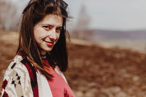 Mujer elegante hipster — Foto de Stock