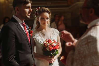 Güzel gelin ve damat