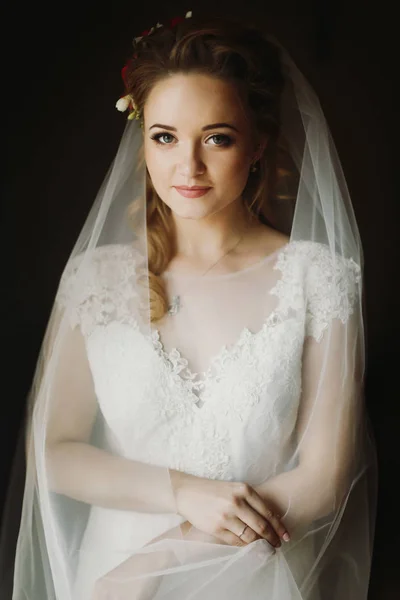 Portrait de belle mariée — Photo