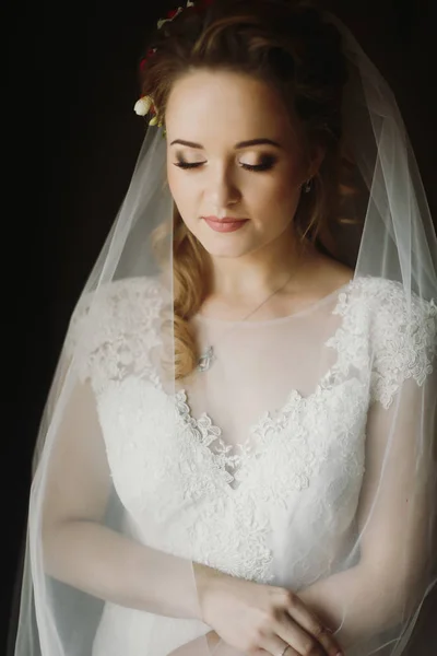 Potret pengantin yang cantik — Stok Foto