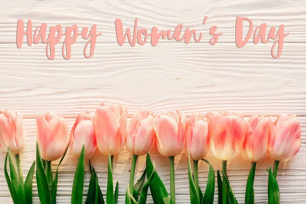 Tulpen voor vrouwen dag — Stockfoto