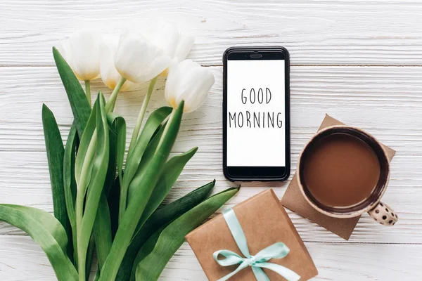 Good morning text — Stock Photo, Image