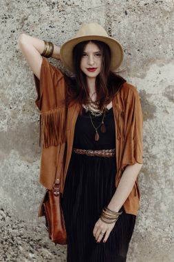Boho kadın takı ile