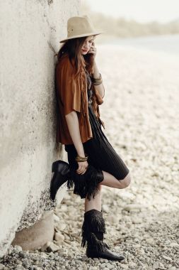 fringe panço kadında