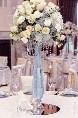 Düğün dekor çiçekli