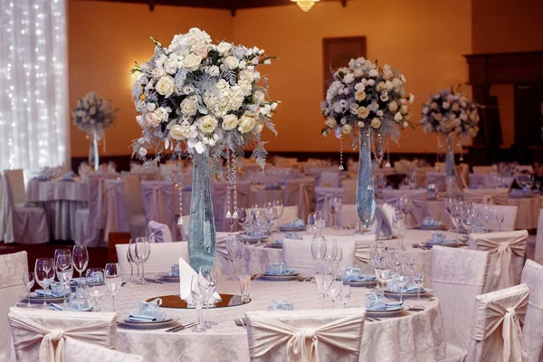 Mesas decoradas boda —  Fotos de Stock