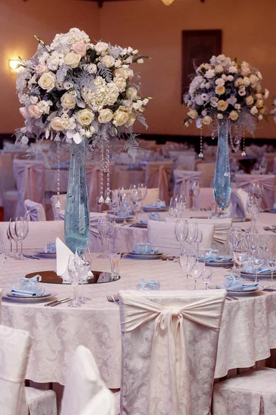 Mesas decoradas boda — Foto de Stock