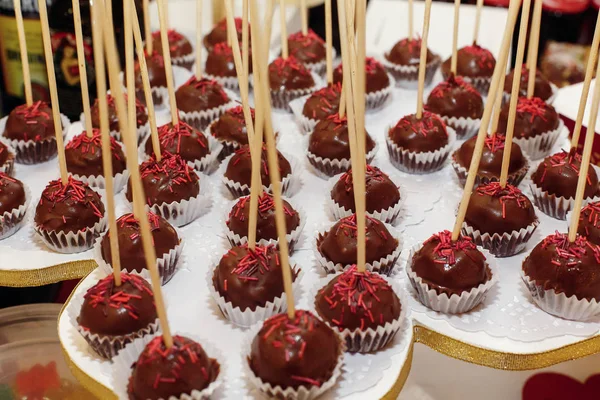 Cioccolato torta pop — Foto Stock