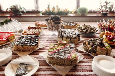 Lezzetli tatlı tablo 