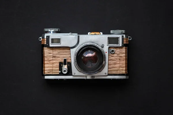 Παλιά αναλογική φωτογραφική μηχανή — Φωτογραφία Αρχείου