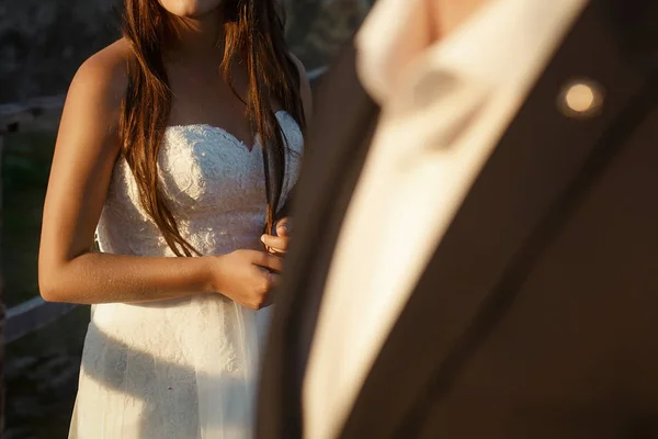 Gorgeous wedding couple — Stock Photo, Image