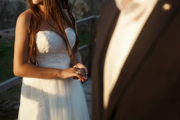 Casal lindo casamento — Fotografia de Stock