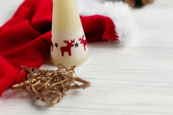 Sombrero de Navidad Santa — Foto de Stock