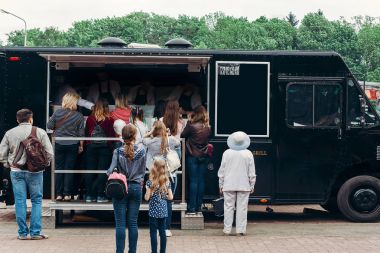 sokak gıda Festivali mobil van