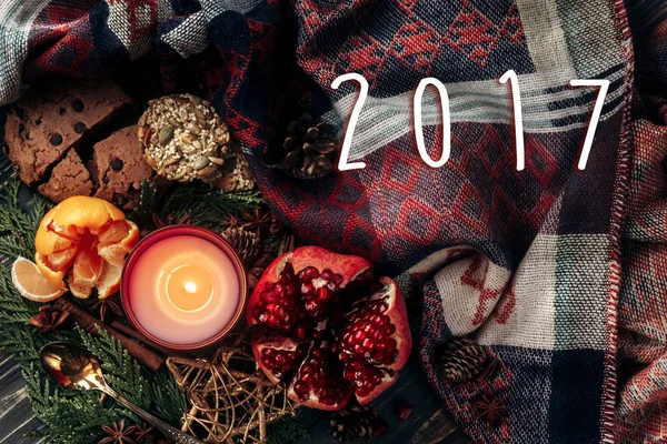Gelukkig nieuwjaar wenskaart — Stockfoto