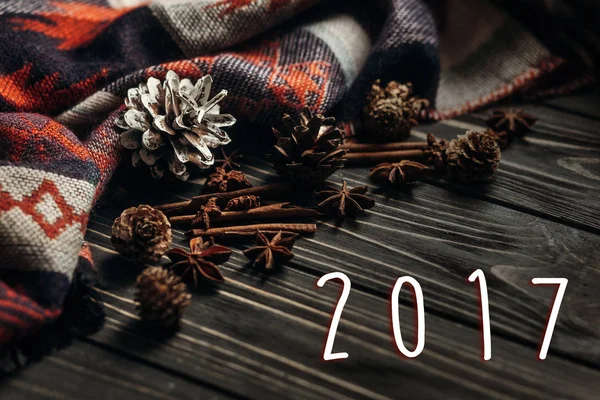 Tarjeta de felicitación de Año Nuevo — Foto de Stock