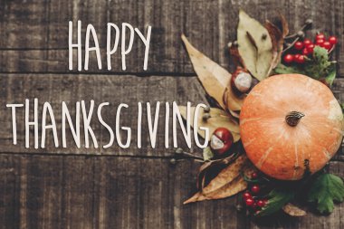 Şükran Günü tebrik kartı