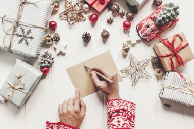 Noel dilek listesi yazma eller