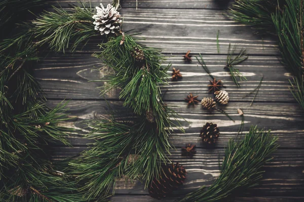 Fir branches wreath — Stock Photo, Image