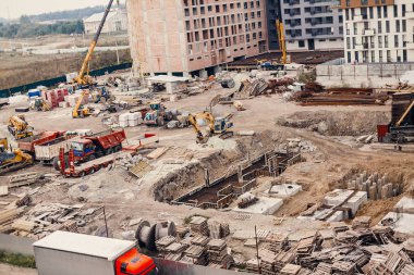 Şantiye inşaat Makina ve Paletler-Düzleme paleti ile