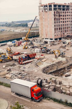 Şantiye inşaat Makina ve Paletler-Düzleme paleti ile