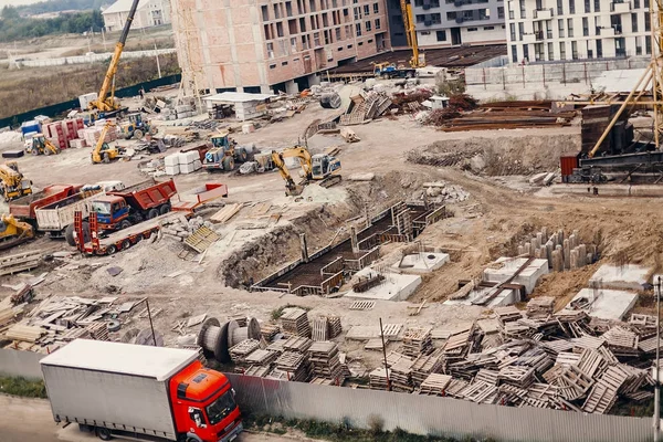 Şantiye inşaat Makina ve Paletler-Düzleme paleti ile