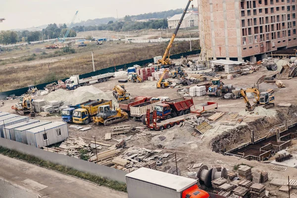Şantiye inşaat Makina ve Paletler-Düzleme paleti ile
