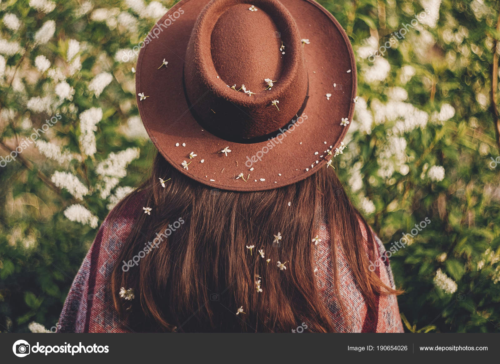 stylish girl with hat