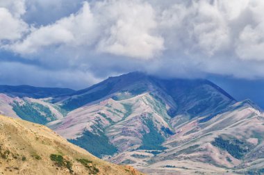 Altay Bozkır ve dağlar manzarayı