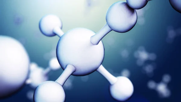 3D-s illusztráció molekula modell. Tudományos vagy orvosi háttér — Stock Fotó