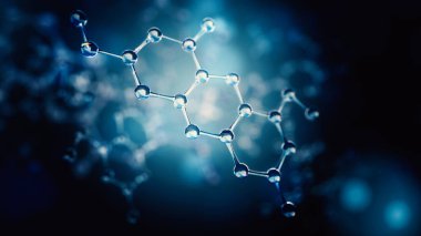 Bilim veya atomları ve molekülleri ile tıbbi geçmişi.